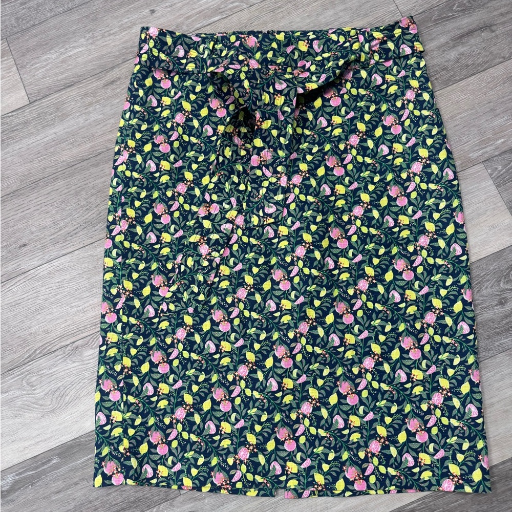 1901 Multicolor Floral Pencil Skirt